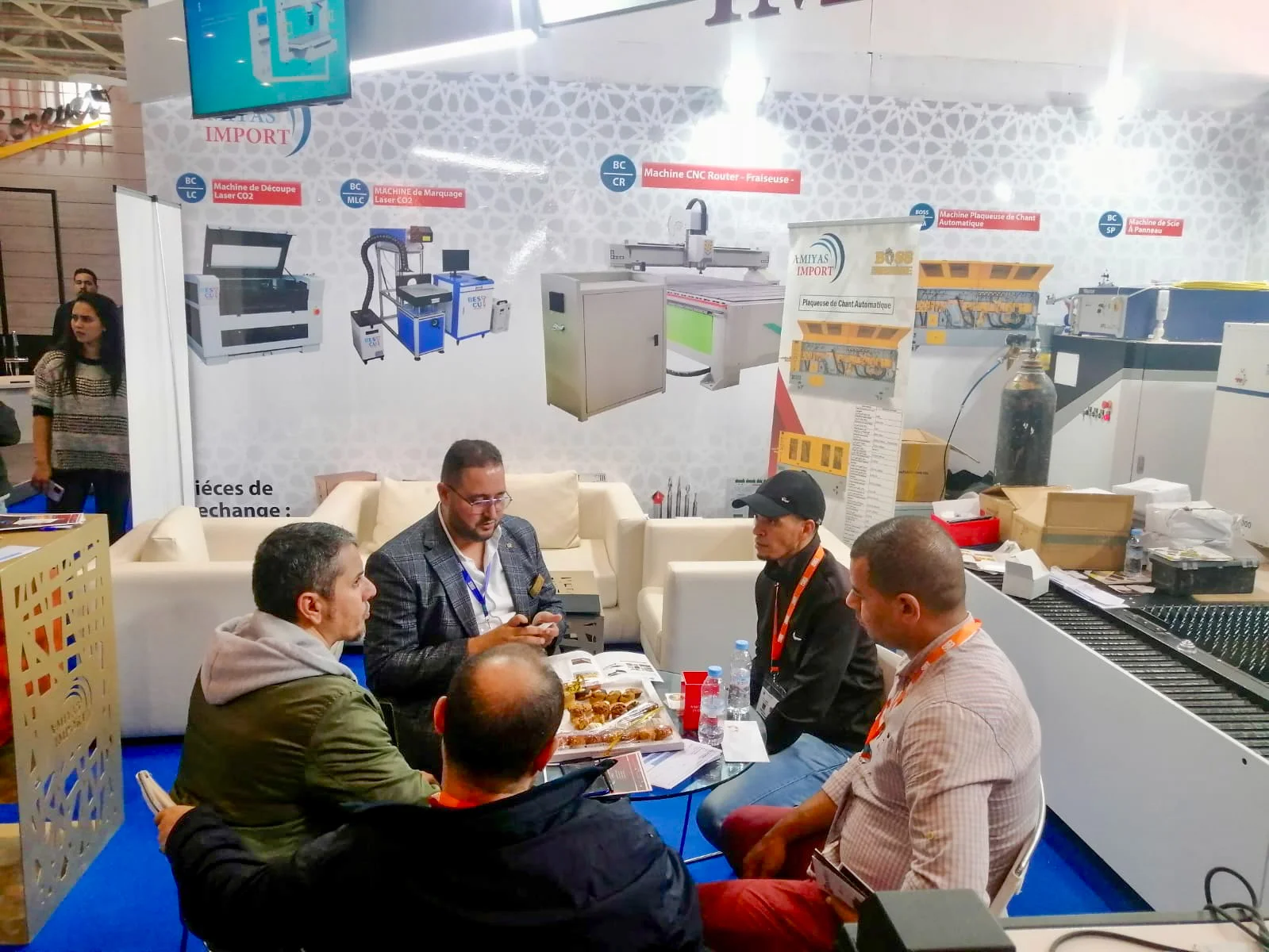 Participation Amiyas Import à un salon industriel au Maroc