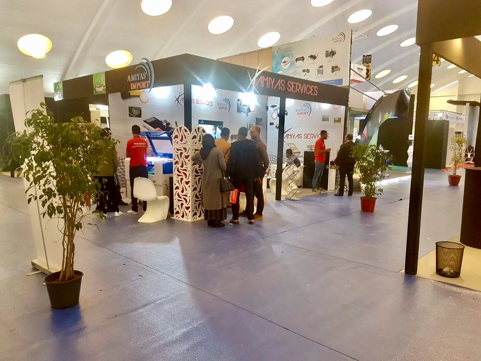 Participation Amiyas Import à un salon industriel au Maroc