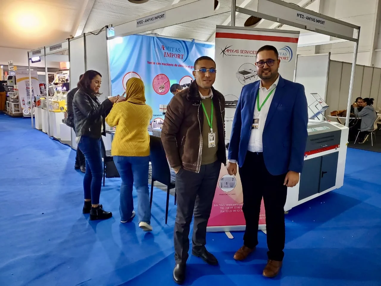 Participation Amiyas Import à un salon industriel au Maroc