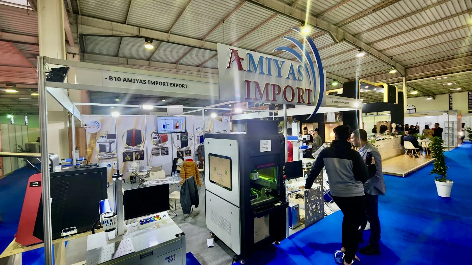 Participation Amiyas Import à un salon industriel au Maroc