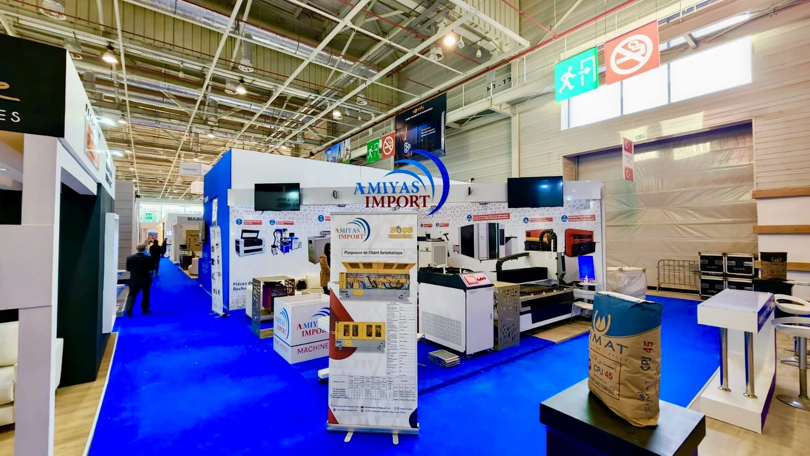 Participation Amiyas Import à un salon industriel au Maroc