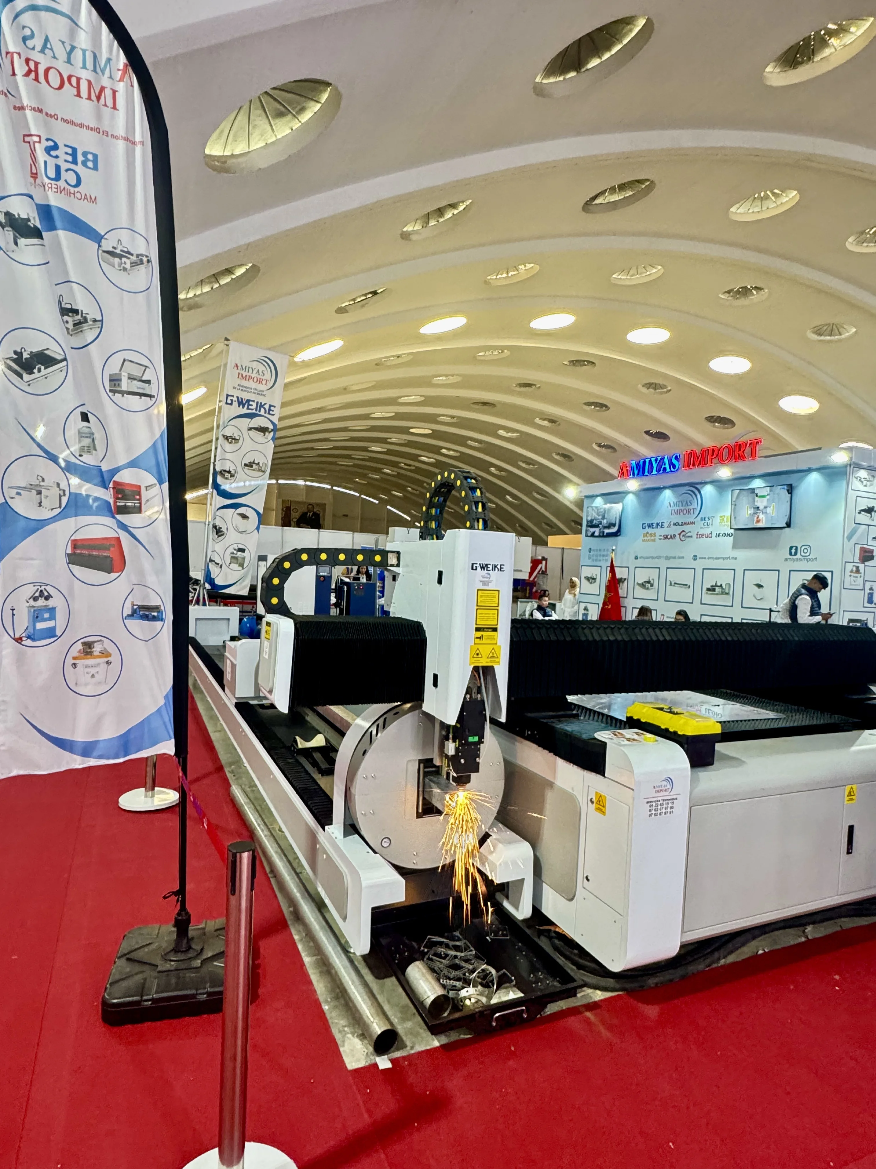 Participation Amiyas Import à un salon industriel au Maroc